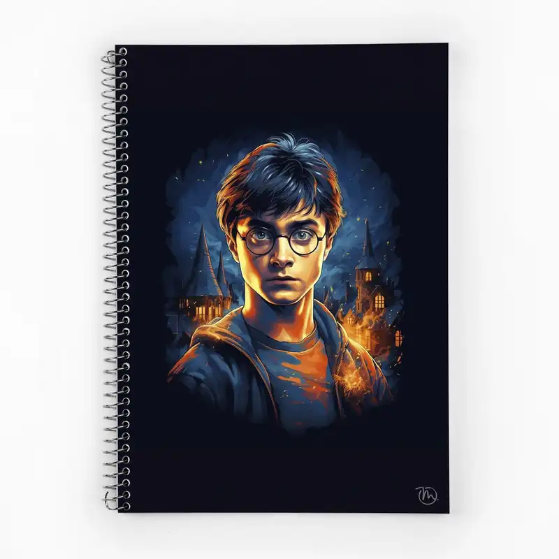 دفتر ژورنال نویسی 50 برگ مدوپد مدل نقطه ای طرح هری پاتر harrypotter کد DF10240