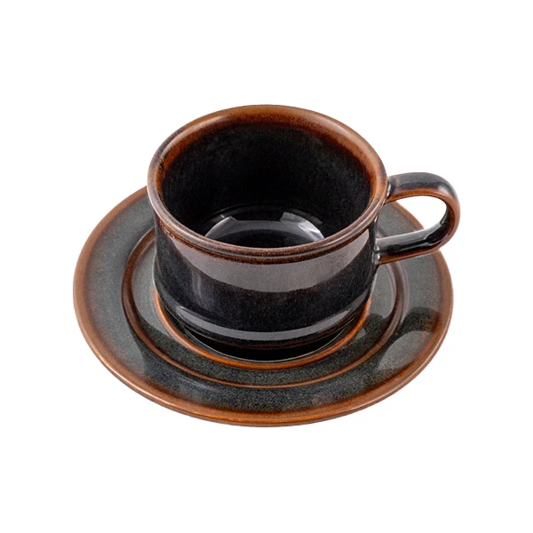 فنجان و نعلبکی سرامیکی مدل رست