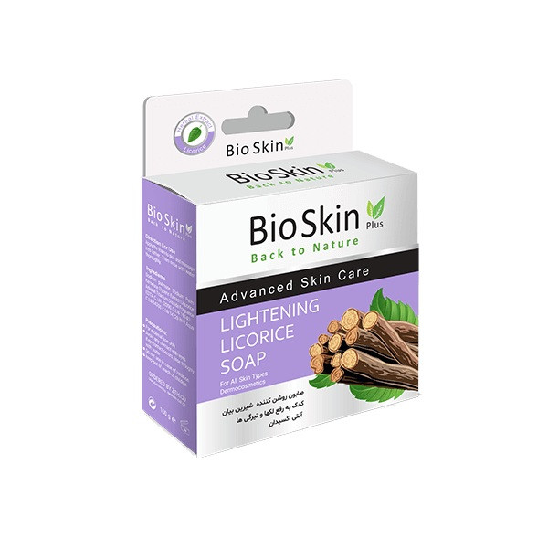 صابون شستشو بایو اسکین مدل LICORICE وزن 100 گرم صابون شستشو بایو اسکین مدل LICORICE وزن 100 گرم