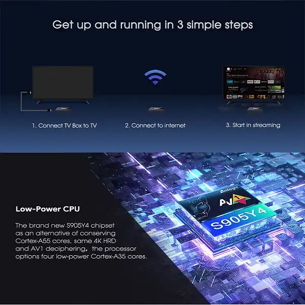 اندروید باکس میکول مدل KM7 - 4/64 GB به همراه ریموت کنترل ایرماوس MX3