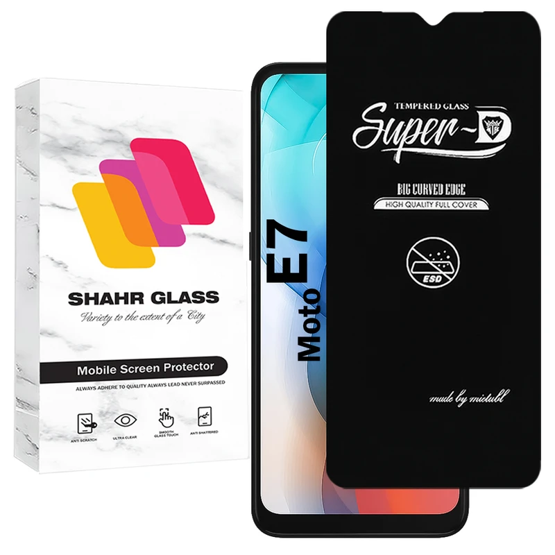 محافظ صفحه نمایش شهر گلس مدل SUPERDNSH مناسب برای گوشی موبایل موتورولا Moto E7