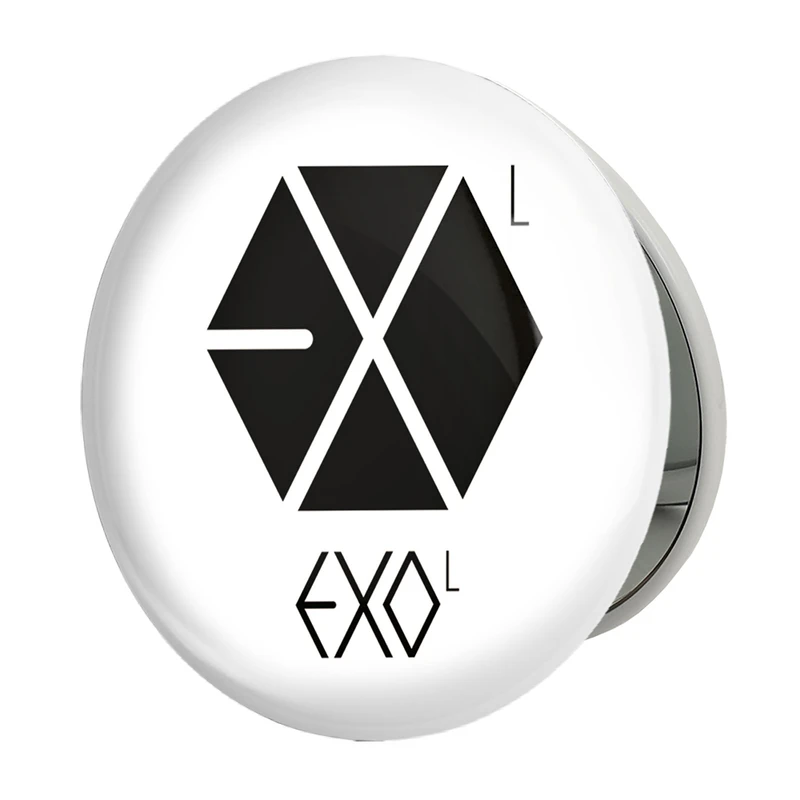 آینه جیبی خندالو طرح گروه اکسو EXO مدل تاشو کد 16804 