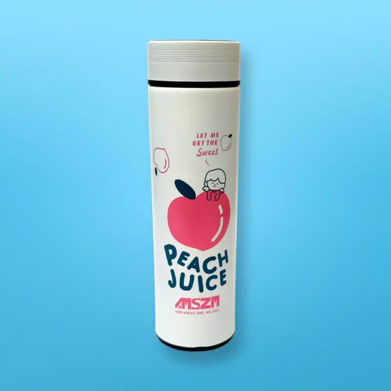 فلاسک سفری مدل هوشمند طرح میوه گنجایش 0.5 لیتری