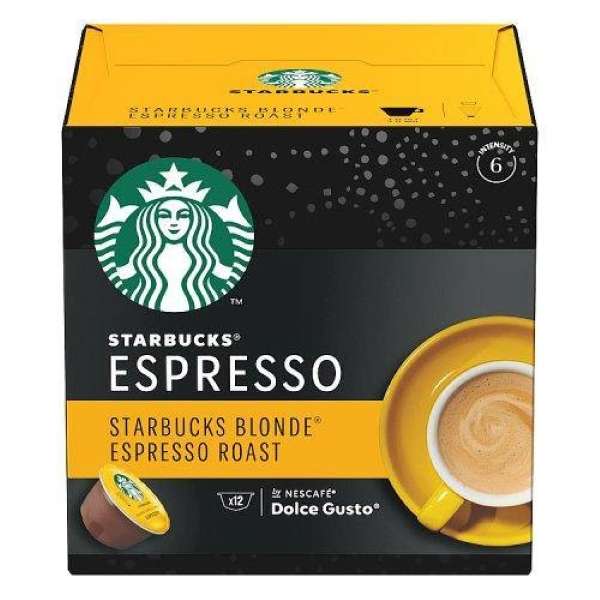 کپسول قهوه اسپرسو بلوند دولچه گوستو استارباکس بسته 12 عددی