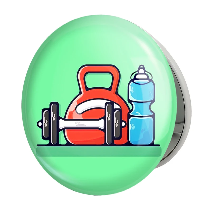 آینه جیبی خندالو طرح بدنسازی مدل تاشو کد 10033 