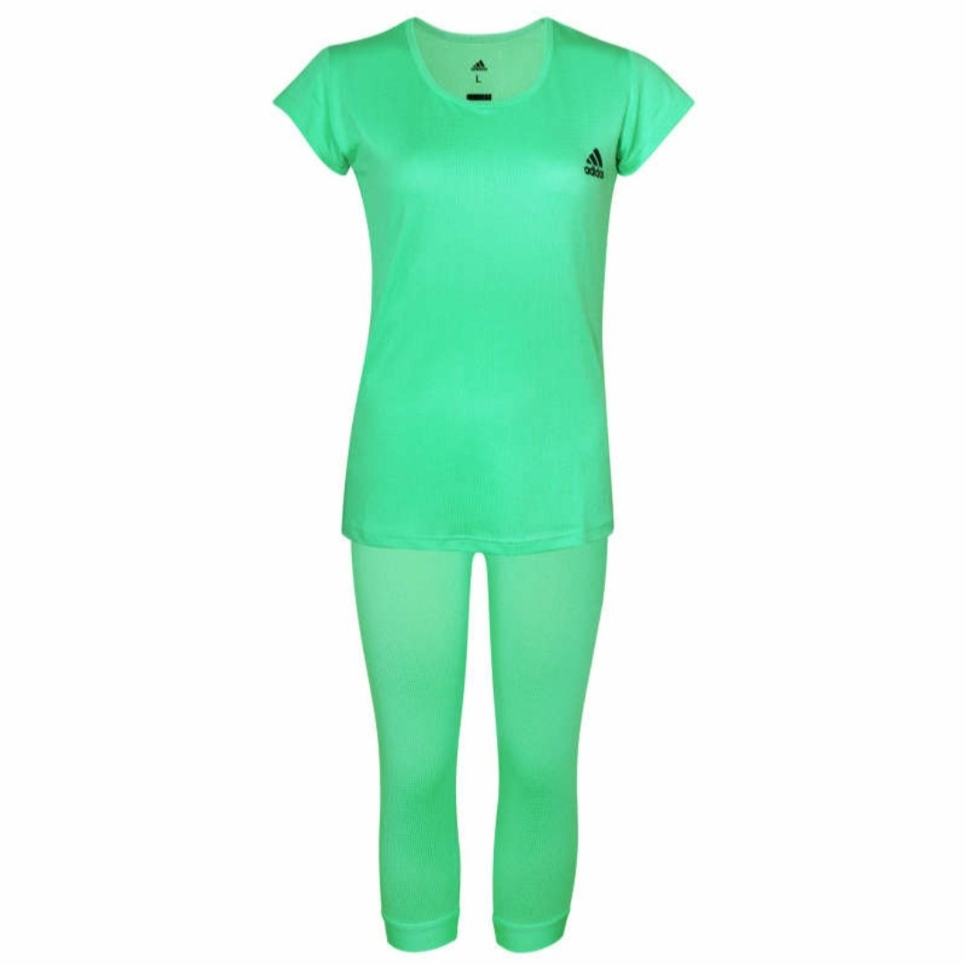 ست تی شرت و شلوار ورزشی زنانه مدل grw95ad