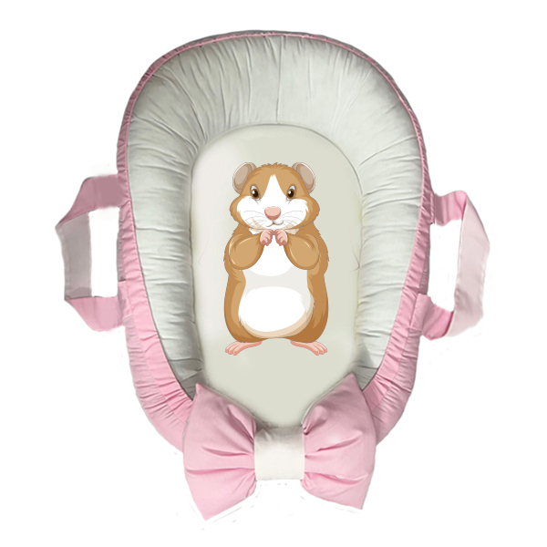 سرویس خواب سه تکه نوزاد مدل گارد محافظ دار طرح سنجاب کد 052