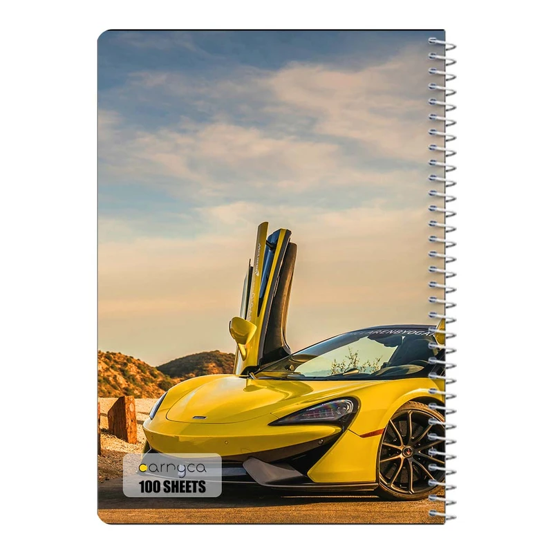 دفتر مشق 100 برگ سیمی کارنیکا طرح مک لارن McLaren کد 90410