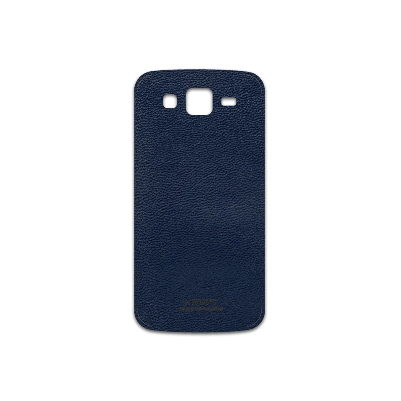 برچسب پوششی ماهوت مدل Deep-Blue-Leather مناسب برای گوشی موبایل سامسونگ Galaxy Grand 2