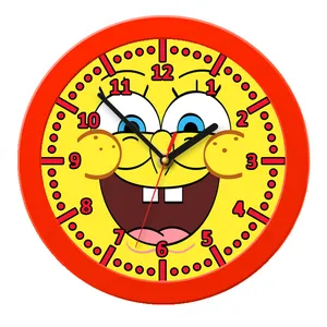 ساعت دیواری کودک مدل باب اسفنجي