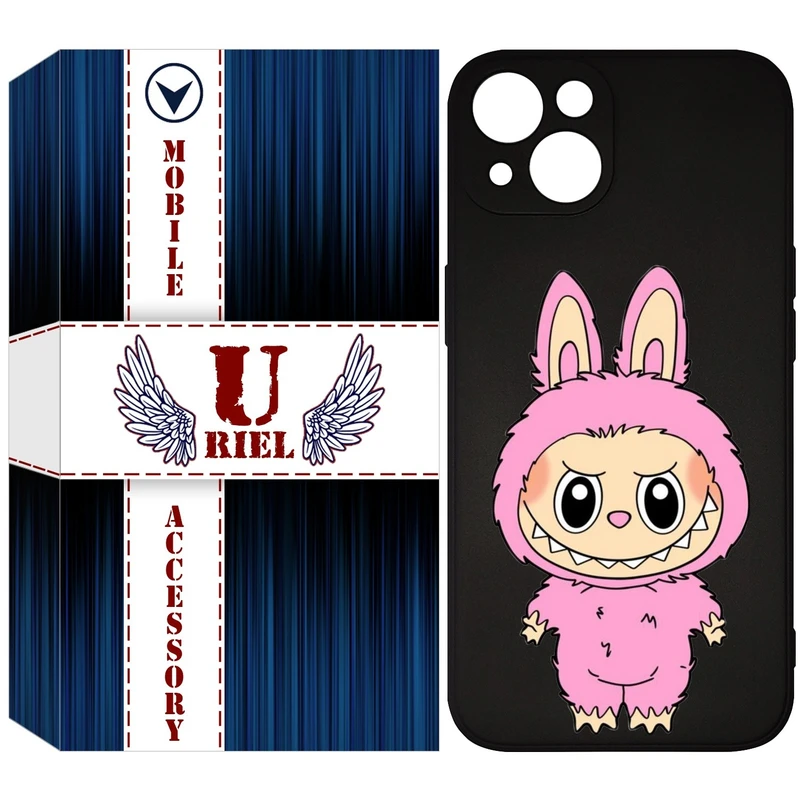 کاور یوریل مدل KSH کد 129 طرح عروسک لبوبو مناسب برای گوشی موبایل اپل iPhone 13
