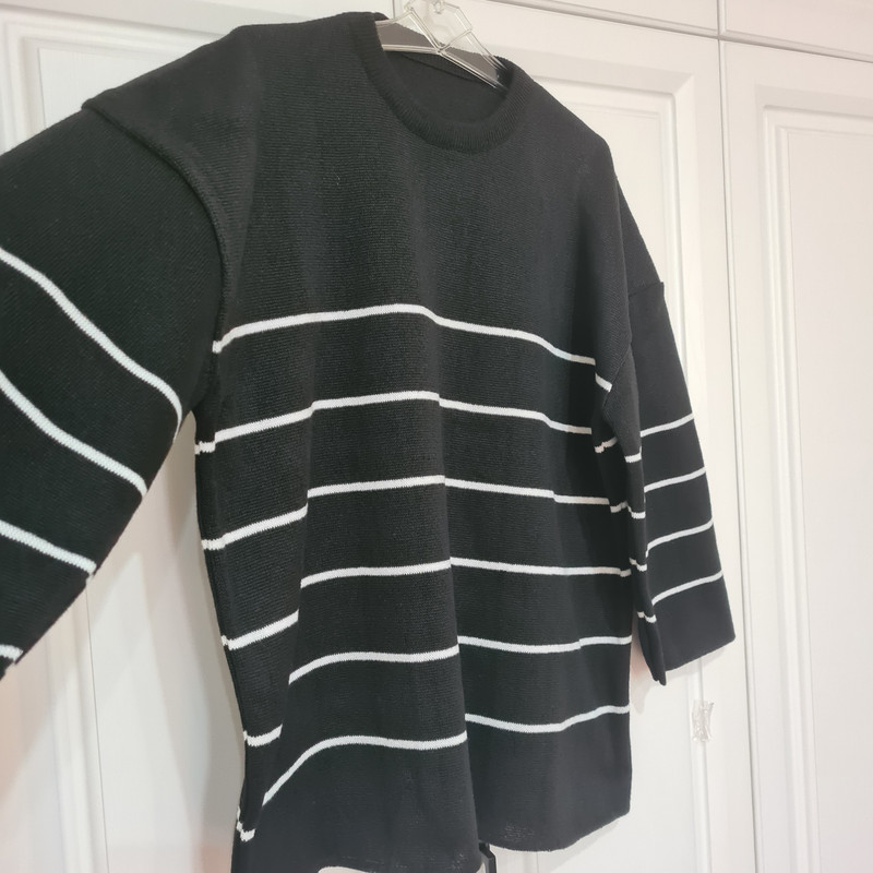 پلیور زنانه مدل راه راه باریک کد 03