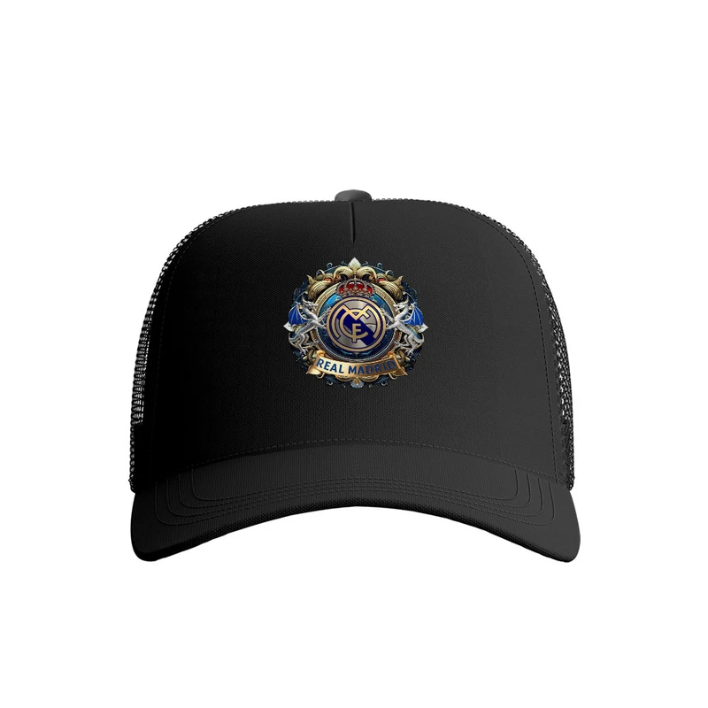 کلاه کپ پاد آفرین مدل فوتبالی رئال مادرید کد 676