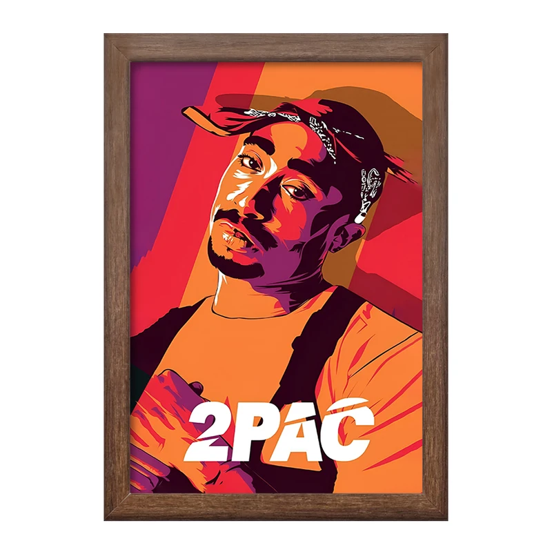 تابلو خندالو طرح توپاک (Tupac) کد F4638