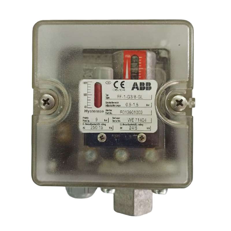 پرشر سوئیچ آ ب ب مدل FF-1-G3/8-GL پرشر سوئیچ آ ب ب مدل FF-1-G3/8-GL