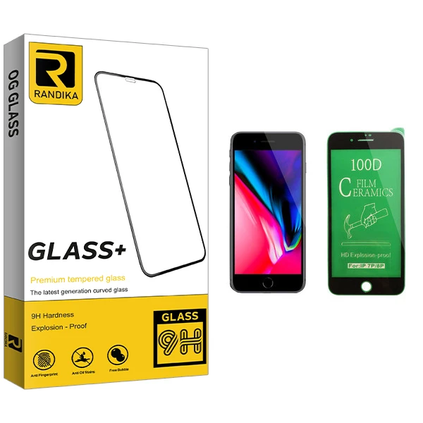 محافظ صفحه نمایش سرامیکی راندیکا مدل GLD مناسب برای گوشی موبایل اپل iPhone 7 Plus