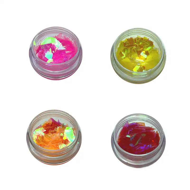 تزیین ناخن مدل شفق قطبی مجموعه 4 عددی