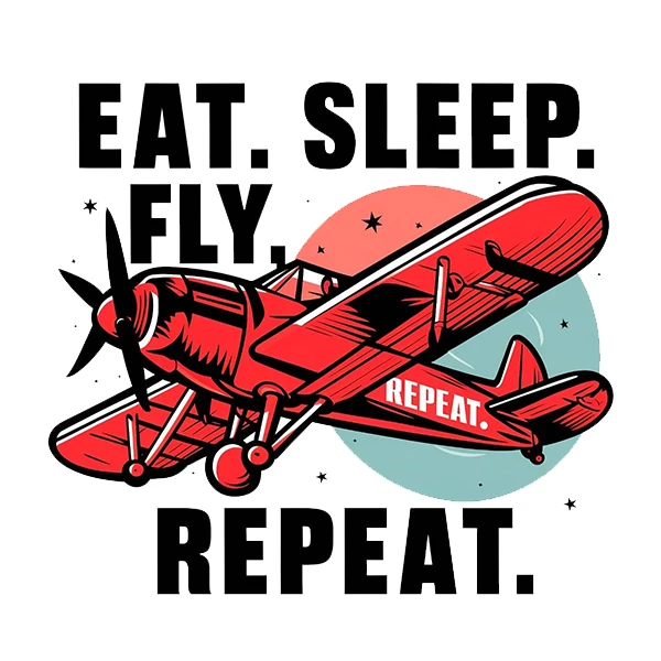 استیکر پارچه و لباس پاد آفرین طرح هواپیما کد 1179