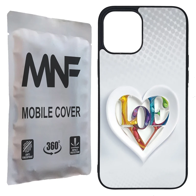 کاور ام ان اف طرح قلبی LOVE کد P-043 مناسب برای گوشی موبایل اپل iPhone 12 Pro Max