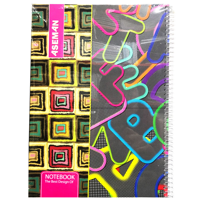 دفتر مشق 100 برگ آسمان مدل Ar13