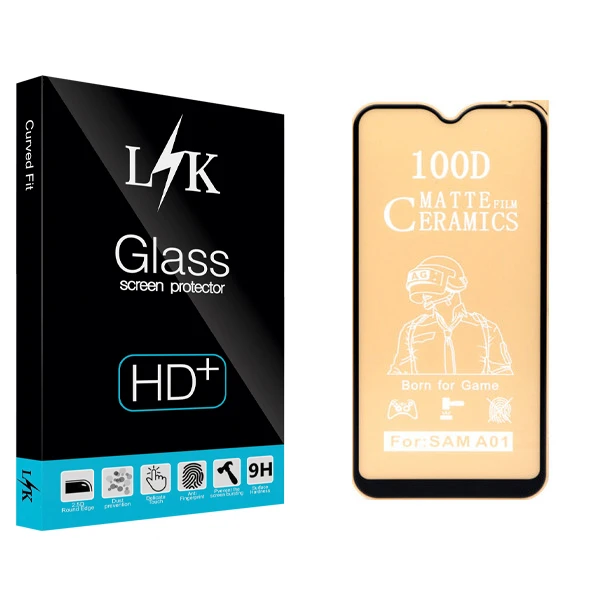 محاظ صفحه نمایش مات ال کی مدل Hard glass مناسب برای گوشی موبایل سامسونگ Galaxy A01