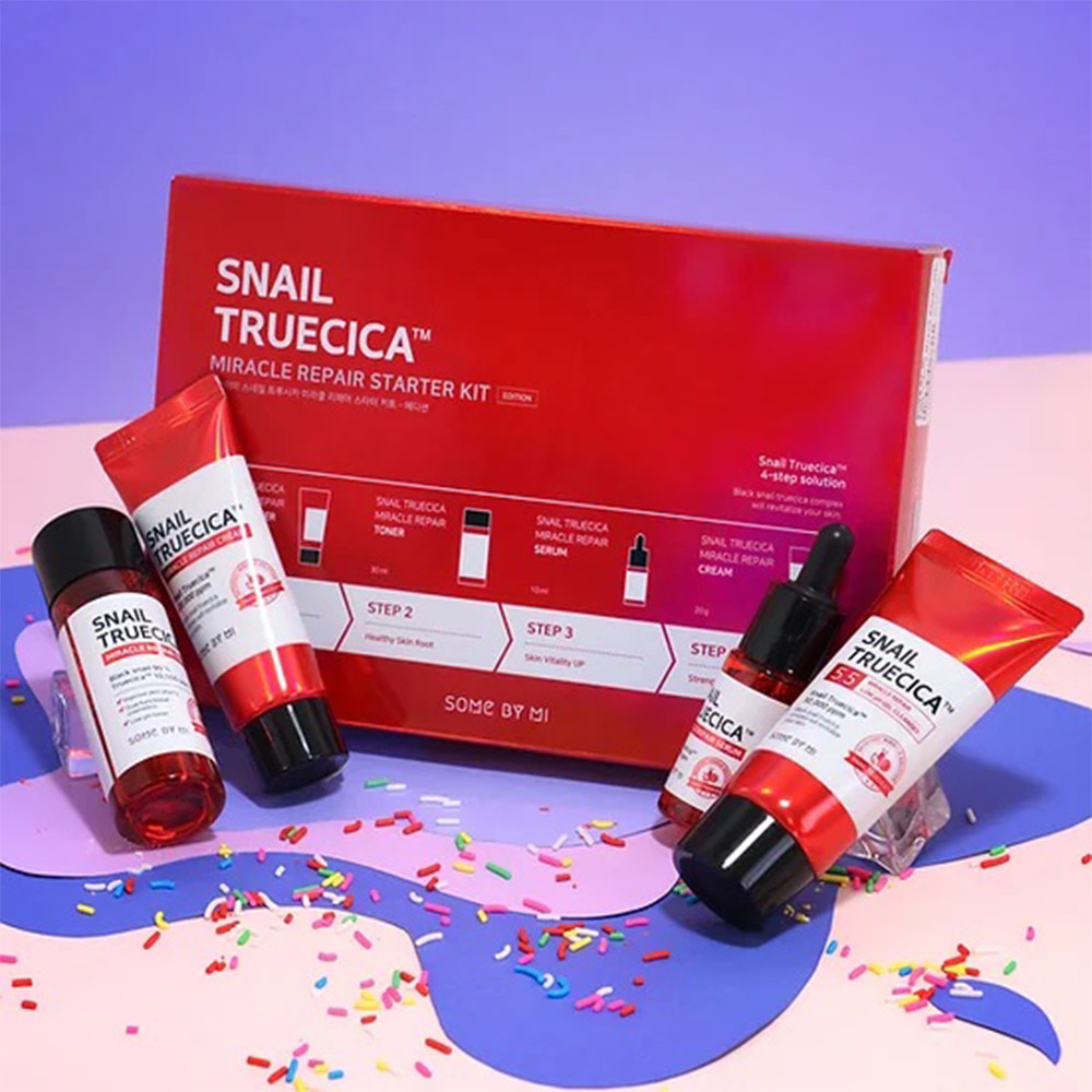 مجموعه مراقبت از پوست سام بای می مدل Snail Truecica مجموعه 4 عددی مجموعه مراقبت از پوست سام بای می مدل Snail Truecica مجموعه 4 عددی