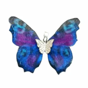 آویز گردنبند طلا 18 عیار زنانه مدل پروانه کد K55