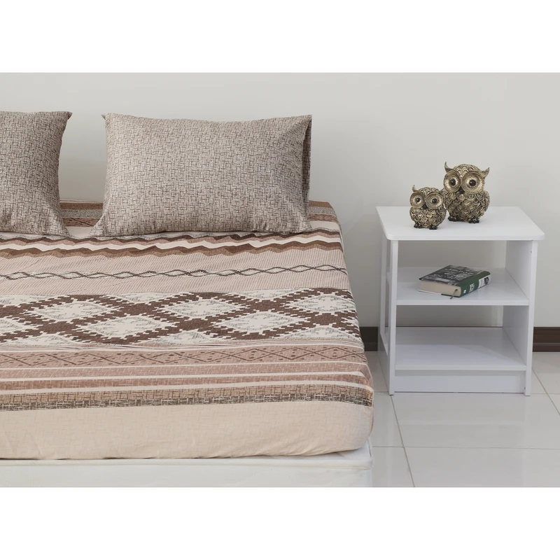 سرویس ملحفه بومرنگ مدل Sonati-120 یکنفره 2 تکه