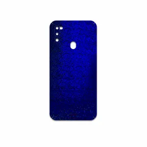 MAHOOT Blue-Holographic Cover Sticker for Samsung Galaxy M21  2021 Edition