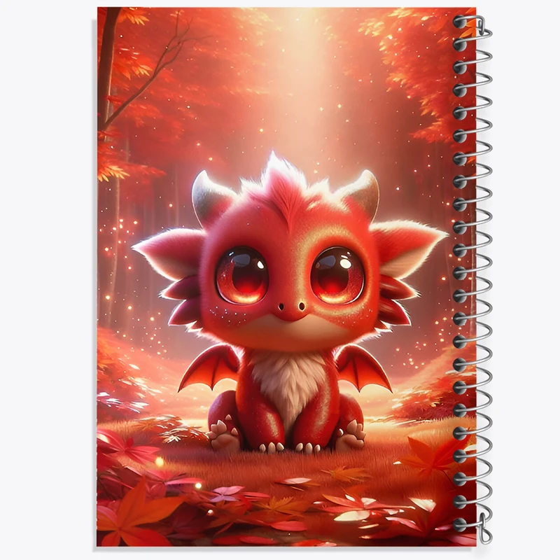 دفتر لیست خرید 50 برگ خندالو طرح اژدهای کیوت کد F7531