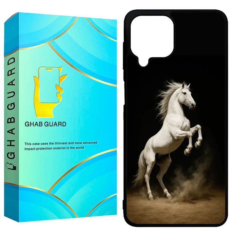 کاور قاب گارد طرح اسب مدل GCHPA224 مناسب برای گوشی موبایل سامسونگ Galaxy A22 4G / M22 4G / M32 4G   