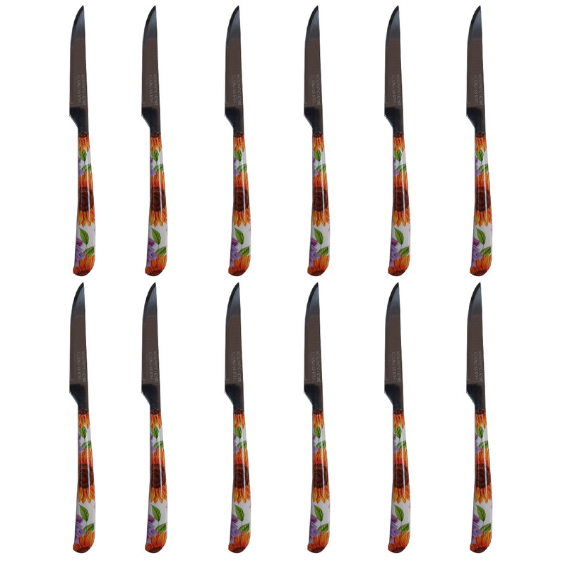 کارد میوه خوری رومانتیک هوم کد krd60 بسته 12 عددی
