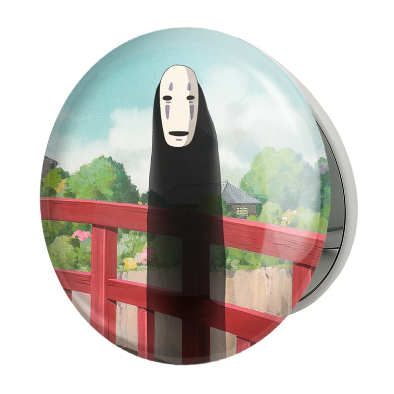 آینه جیبی خندالو طرح نوفیس انیمه شهر اشباح Spirited Away مدل تاشو کد 12101 