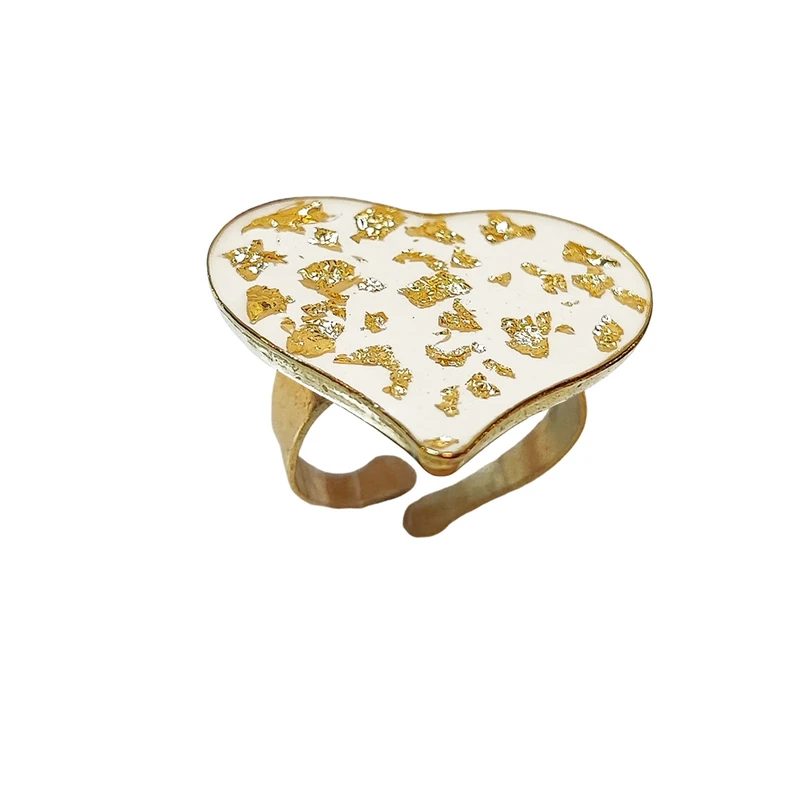  انگشتر زنانه مدل قلب مینیمال کد 05