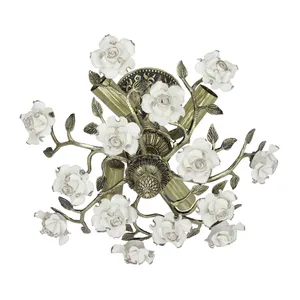 لوستر سقفی 4 شعله مدل گلبرگ کد 110