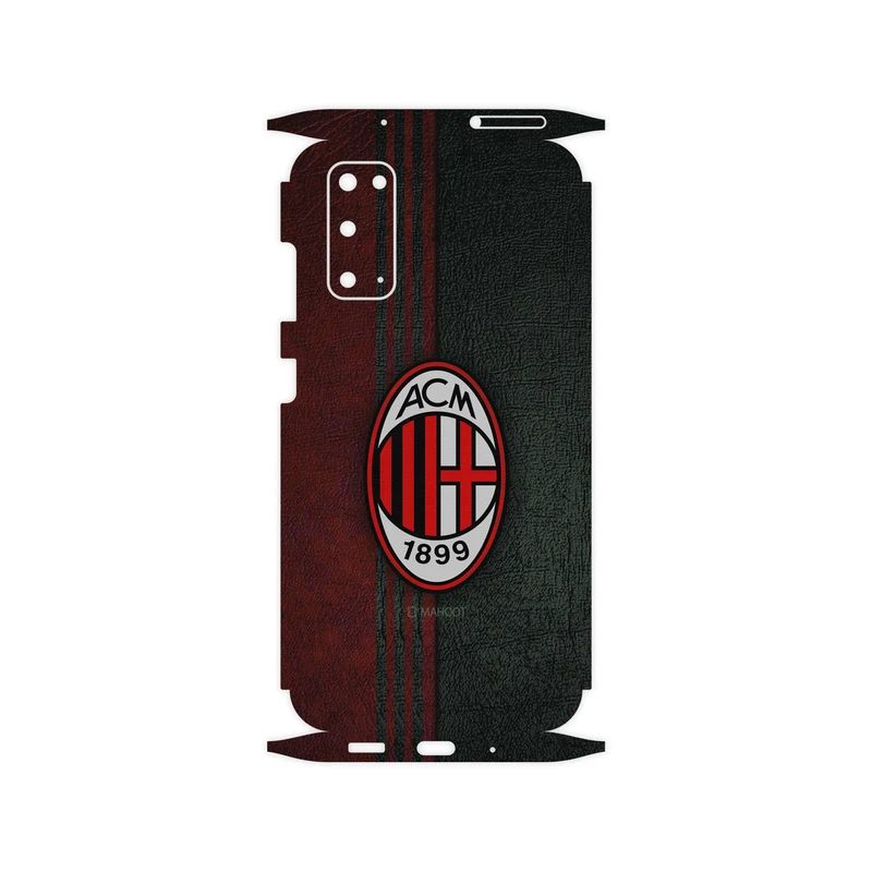 برچسب پوششی ماهوت مدل AC-Milan-FC-FullSkin مناسب برای گوشی موبایل سامسونگ Galaxy S20