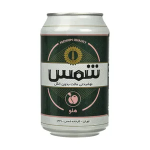 نوشیدنی مالت بدون الکل هلو شمس مقدار 330 میلی لیتر