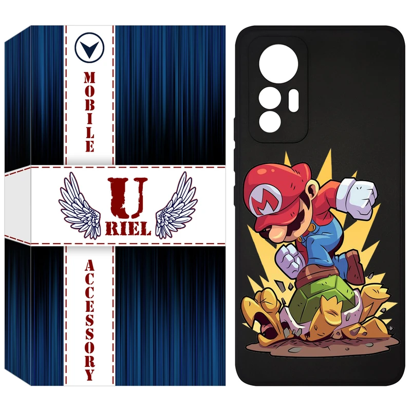 کاور یوریل قاب مدل KSH کد 64 طرح ماریو مناسب برای گوشی موبایل شیائومی 12 Lite