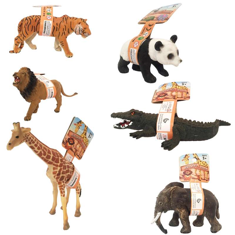فیگور مدل wild animals مجموعه 6 عددی فیگور مدل wild animals مجموعه 6 عددی