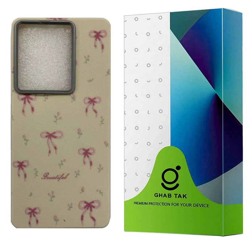 کاور قاب تک مدل پاپیون و لاله مناسب برای گوشی موبایل شیائومی Redmi Note 13 Pro 4G