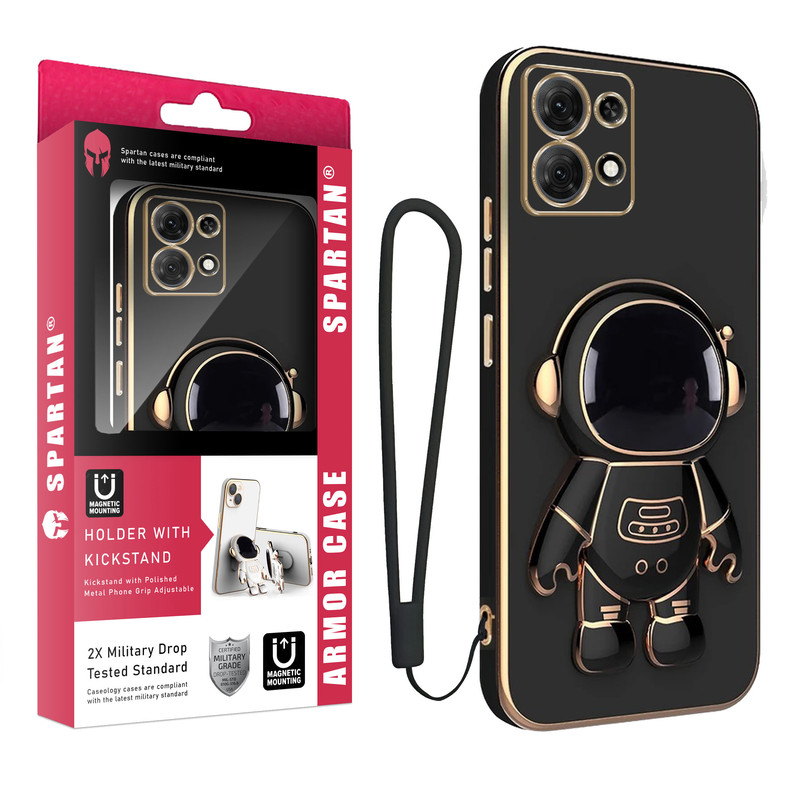 کاور اسپارتان مدل Astronaut Strap مناسب برای گوشی موبایل شیائومی Redmi Note 14s به همراه بندآویز