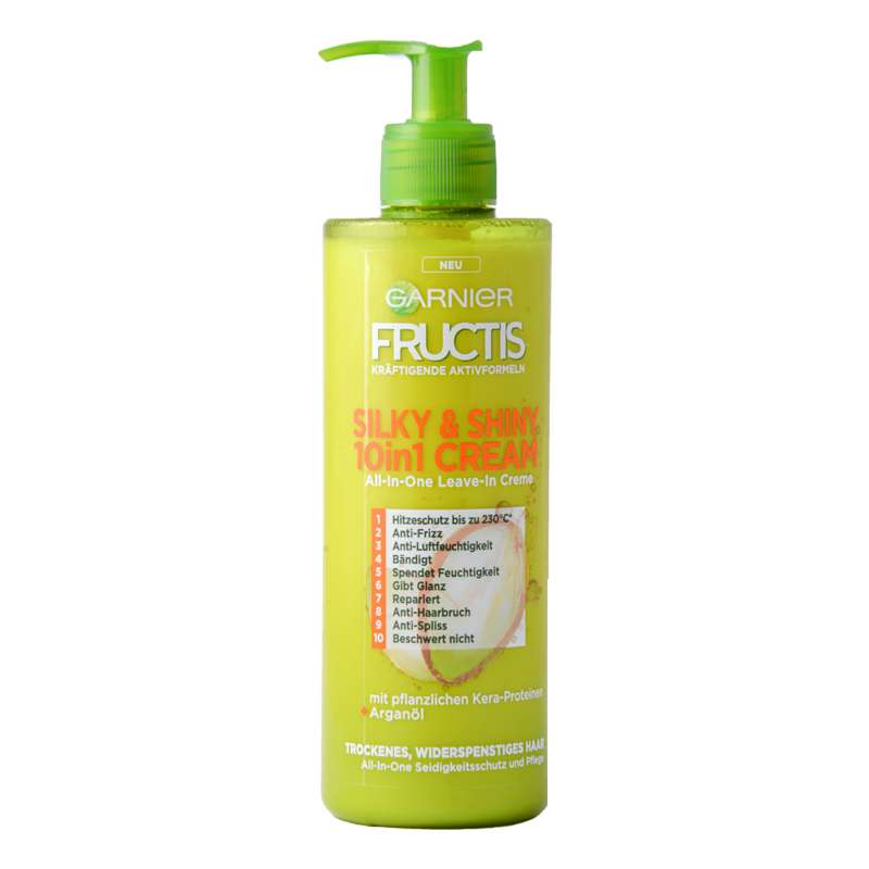 ماسک مو گارنیه مدل Silky & Shiny 10 in 1 حجم 400 میلی لیتر