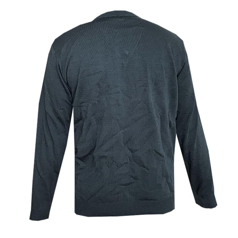 پلیور مردانه مدل یقه هفت کد 1119 رنگ آبی نفتی