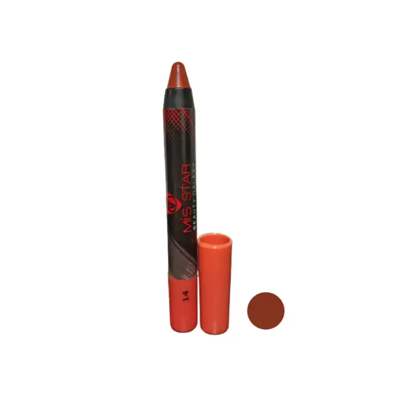 رژ لب مدادی میس استار شماره 14