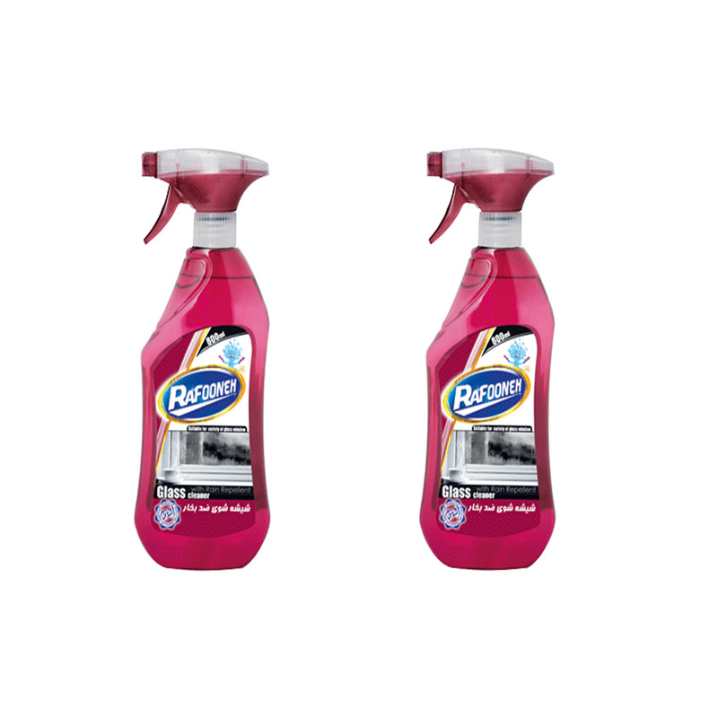 شیشه پاک کن رافونه مدل zed حجم 800 میلی لیتر بسته 2 عددی
