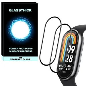 محافظ صفحه نمایش نانو گلستیک مدل Pmma-GL مناسب برای ساعت هوشمند Mi Band 10 بسته دو عددی