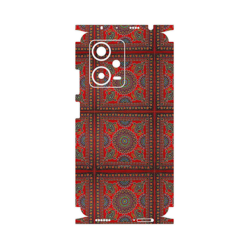 برچسب پوششی ماهوت مدل Embroidered Rug-FullSkin مناسب برای گوشی موبایل شیائومی Redmi Note 12 Pro Plus