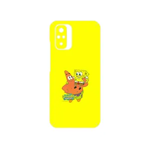 MAHOOT SpongeBob SquarePants Cover Sticker for Xiaomi Redmi Note 10