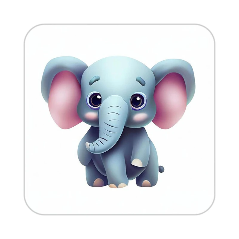 زیر لیوانی کاکتی طرح حیوانات کارتونی مدل mp27550