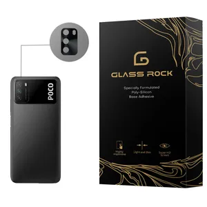 محافظ لنز دوربین گلس راک مدل STR-Glass مناسب برای گوشی موبایل شیائومی Poco M3